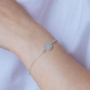Pulsera San Benito de plata de ley 925 sin baño - ARB00066
