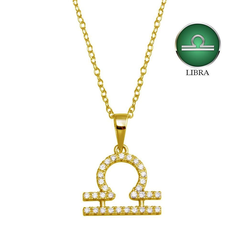 Buy Simple Libra Zodiac Sign Astrology Horo Pendant For Women Necklace 925  Sterling Silver Online at desertcartINDIA