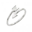 Silver 925 Rhodium Plated Arrow Ring - BGR00874 | Silver Palace Inc.