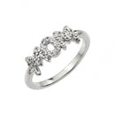 Silver 925 Rhodium Plated Mom Ring - BGR00928 | Silver Palace Inc.