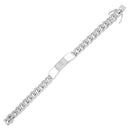 Silver 925 Rhodium Plated Miami Cuban ID Link 12.6mm Bracelet - CDIB00047RH | Silver Palace Inc.