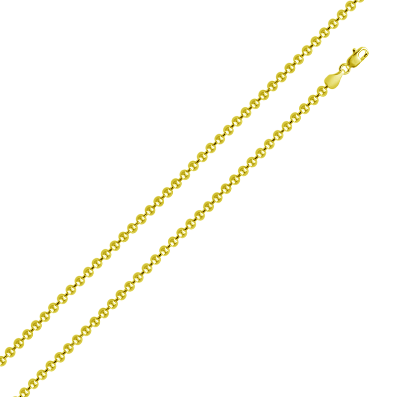 Gold Plated Bead 150 Chain 1.5mm - CH112 GP | Silver Palace Inc.