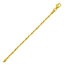 Cadena Roc Plata 925 Bañada En Oro 1.5mm - CH343 GP