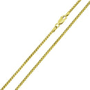 Silver 925 Gold Plated Round Box Chain 2.6mm - CH371B GP | Silver Palace Inc.