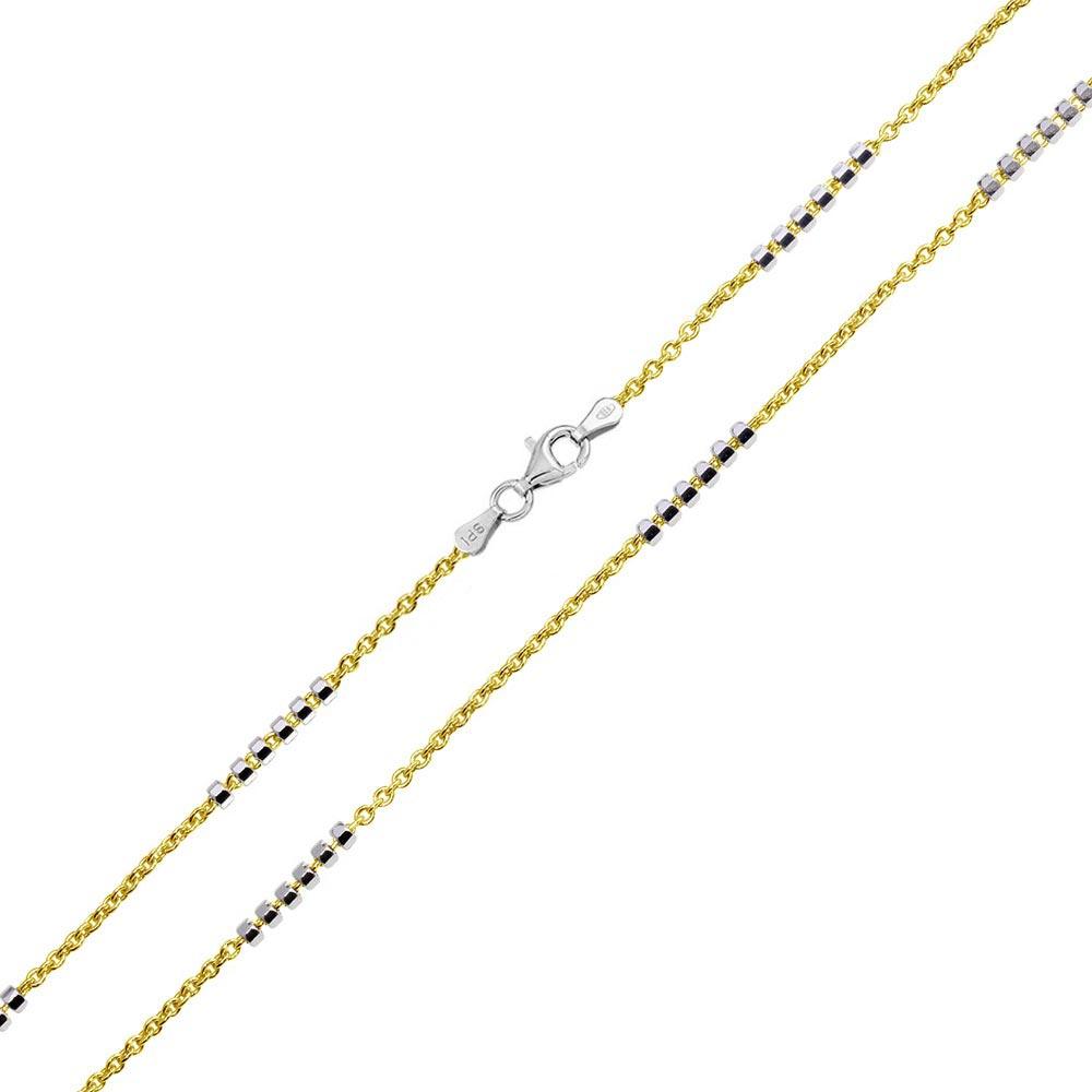 chain design silver plated gold chain