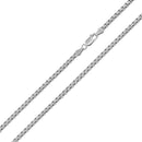 Silver 925 Rhodium Plated Box 050 Chain 2.4mm - CH406 RH | Silver Palace Inc.