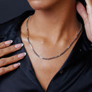 Rhodium Plated 925 Sterling Silver Box 050 Chain 2.4mm - CH406 RH