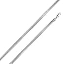 Silver 925 Rhodium Plated Hollow Franco Chain 7.2mm - CHHW104 RH | Silver Palace Inc.