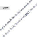 Bead 600 Chain 6mm - CH511 | Silver Palace Inc.