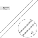 Rope 035 Chain 1.7mm - CH523 | Silver Palace Inc.