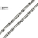 Figarope Milano Chain 8mm - CH544 | Silver Palace Inc.