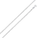 Figaro 050 Chains 1.7mm - CH602 | Silver Palace Inc.