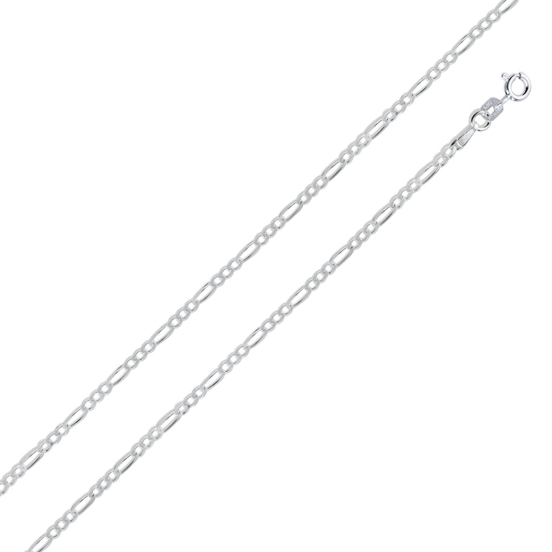 Figaro 050 Chains 1.7mm - CH602 | Silver Palace Inc.