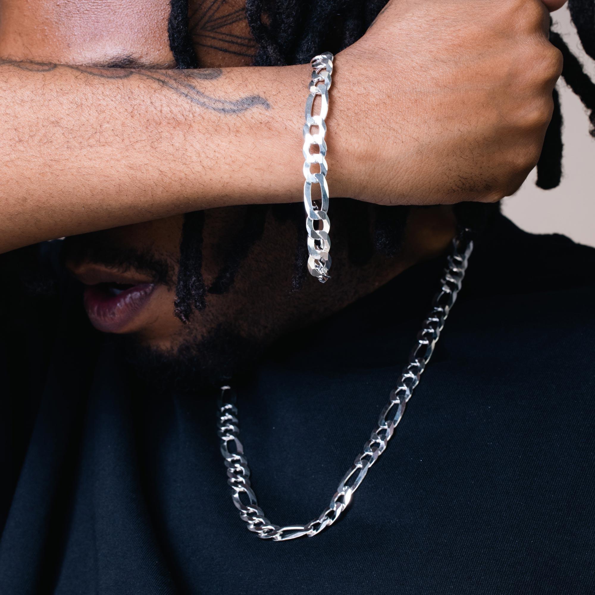 Figaro 250 Chain 10mm - CH610 | Silver Palace Inc.