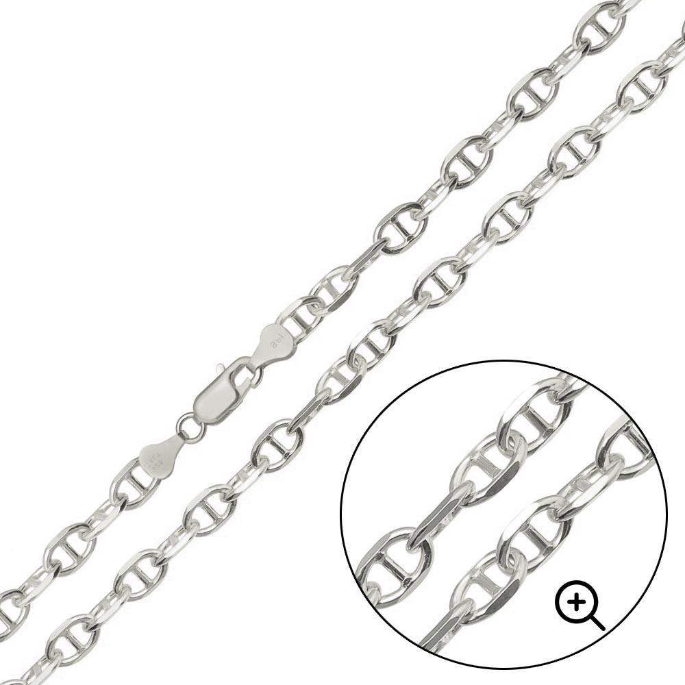925 Sterling Silver Cross Marina Chain or Bracelet | Silver Palace