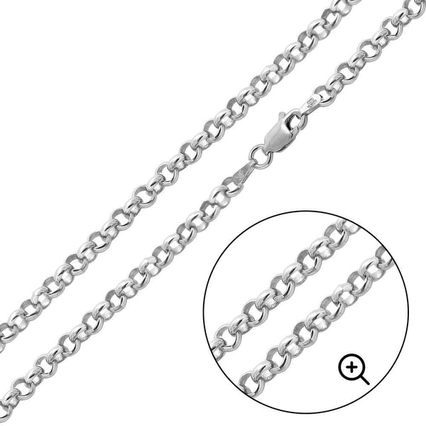 Round Rolo 040 Chain 2.6mm - CH705 | Silver Palace Inc.