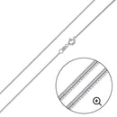 Round Snake 015 Chain 0.8mm - CH728 | Silver Palace Inc.