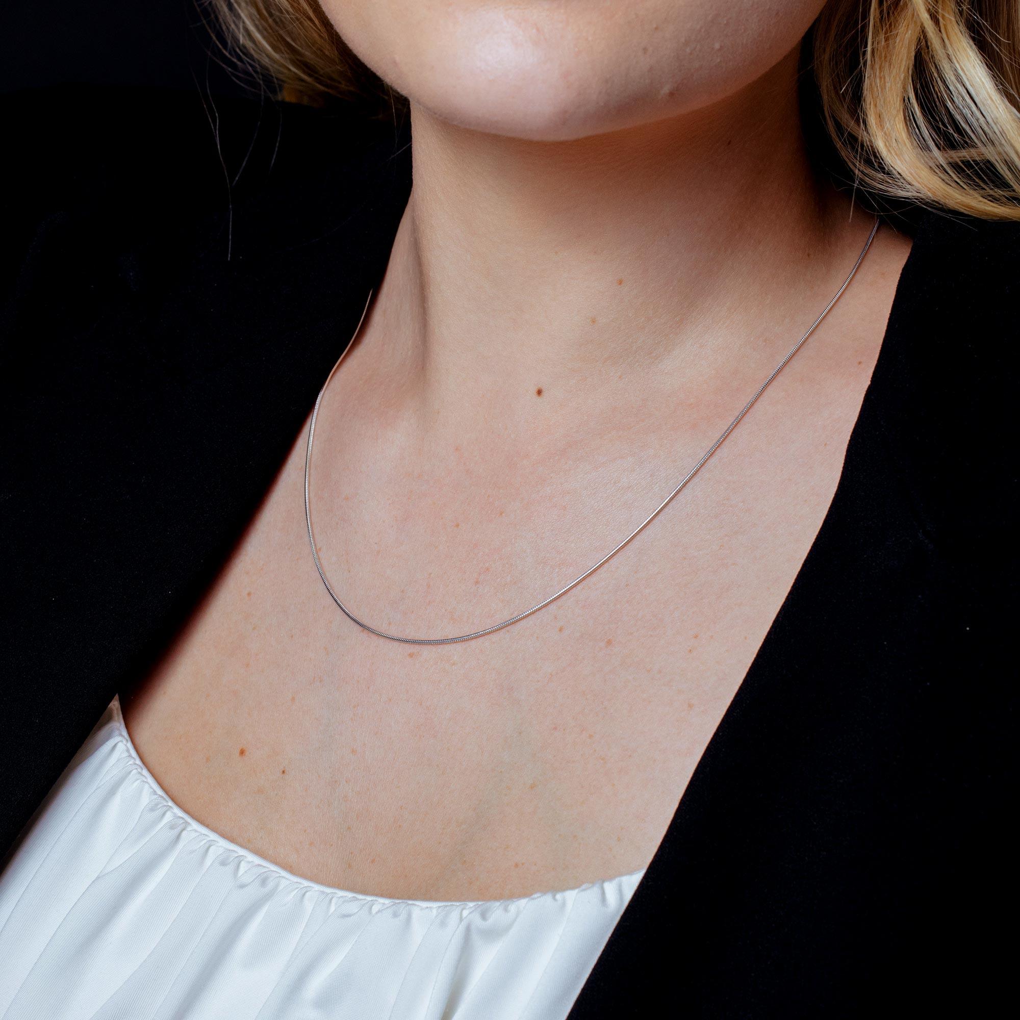 Round Snake 025 Chain or Bracelet 1.2mm - CH729