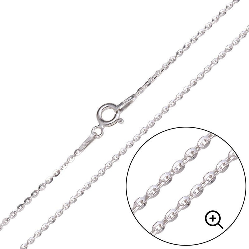 Flat Oval Link Chain 1.4mm (Pk of 6) - CH739