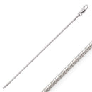 Silver 925 Snake 8 Sided Anklet - CHA722 | Silver Palace Inc.