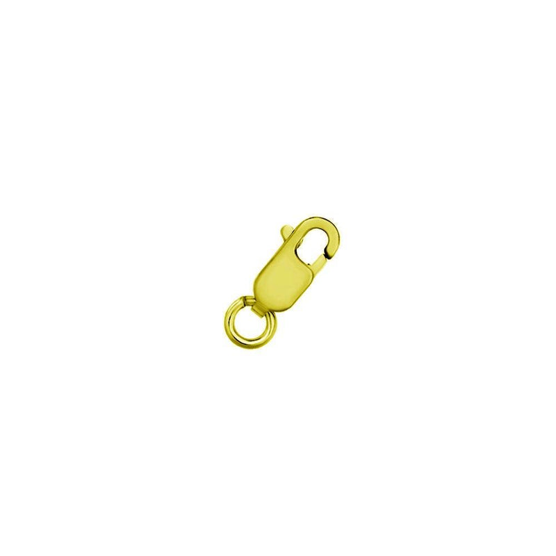 Silver 925 Gold Plated Lobster Clasp - CLASP02-GP
