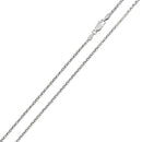 Silver 925 Rhodium Plated DC Flat Multi Disc Coreana 014 Chain 1.4mm - CH400 RH | Silver Palace Inc.