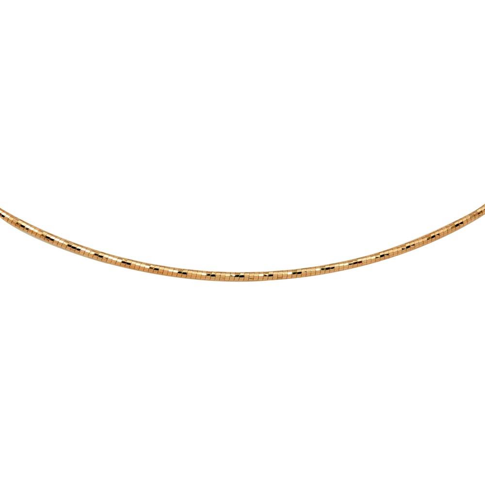 Silver 925 Rose Gold Plated DC Omega Box Chain 1.4mm - CH902 RGP | Silver Palace Inc. #plating_rose gold