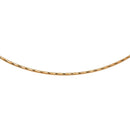 Silver 925 Rose Gold Plated DC Omega Box Chain 1.4mm - CH902 RGP | Silver Palace Inc.