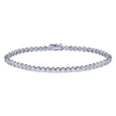 Silver 925 Clear CZ Bubble Tennis Bracelet -GMB00014 | Silver Palace Inc.