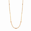 Silver 925 Rose Gold Plated Mystical Chain Italian Necklace - ITN00051RGP | Silver Palace Inc.
