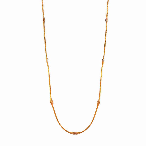 Silver 925 Rose Gold Plated Mystical Chain Italian Necklace - ITN00051RGP | Silver Palace Inc.