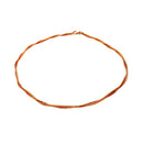 Closeout-Silver 925 Rose Gold Plated Inter Twisted Mesh and DC Round Snake Chains - ITN00054 | Silver Palace Inc.