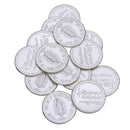 Silver 925 Lady Guadalupe 13 Wedding Coins - JCA081-1 | Silver Palace Inc.