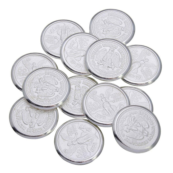 Silver 925 Centenario 13 Wedding Coins Arras - JCA082-1 | Silver Palace Inc.