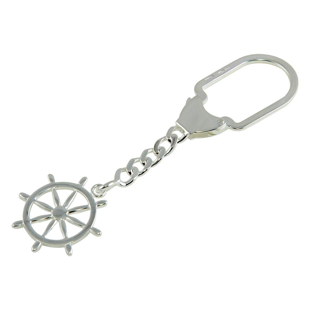 Silver 925 High Polished Anchor Keychain - KEYCHAIN27 | Silver Palace Inc.
