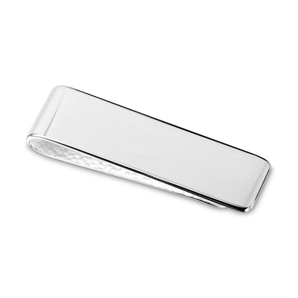 Silver 925 High Polished Engravable Money Clip - MONEYCLIP6 | Silver Palace Inc.