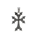 Silver 925 Oxidized Celtic Cross Pendant - OXP00009 | Silver Palace Inc.