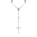 Silver 925 High Polished Rosary 5mm - RJP00007 | Silver Palace Inc.