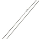 Silver 925 Rhodium Plated Round Box 030 Chain 1.6mm - CH215 RH | Silver Palace Inc.