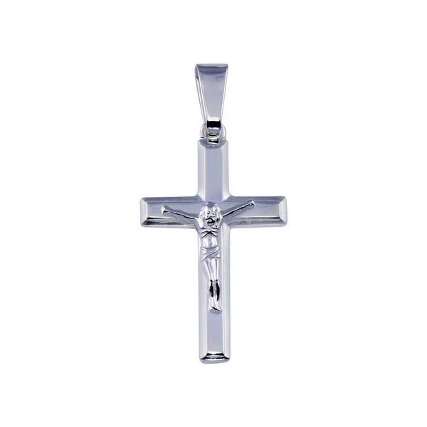 Silver 925 High Polished Cross Pendant - SOP00171 | Silver Palace Inc.