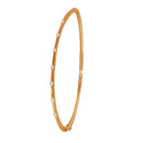 Silver 925 Rose Gold Plated Clear CZ Bangle Bracelet - STB00339RGP | Silver Palace Inc.