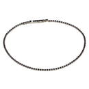 Silver 925 Rhodium Plated Tennis Bracelet with Black CZ - STB00558BLK | Silver Palace Inc.