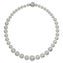 925 Silver 925 Rhodium Plated Pearl Pendant Necklace - STP00929 | Silver Palace Inc.