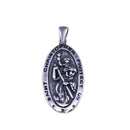 Silver 925 Saint Christopher Pendant - STP01169 | Silver Palace Inc.