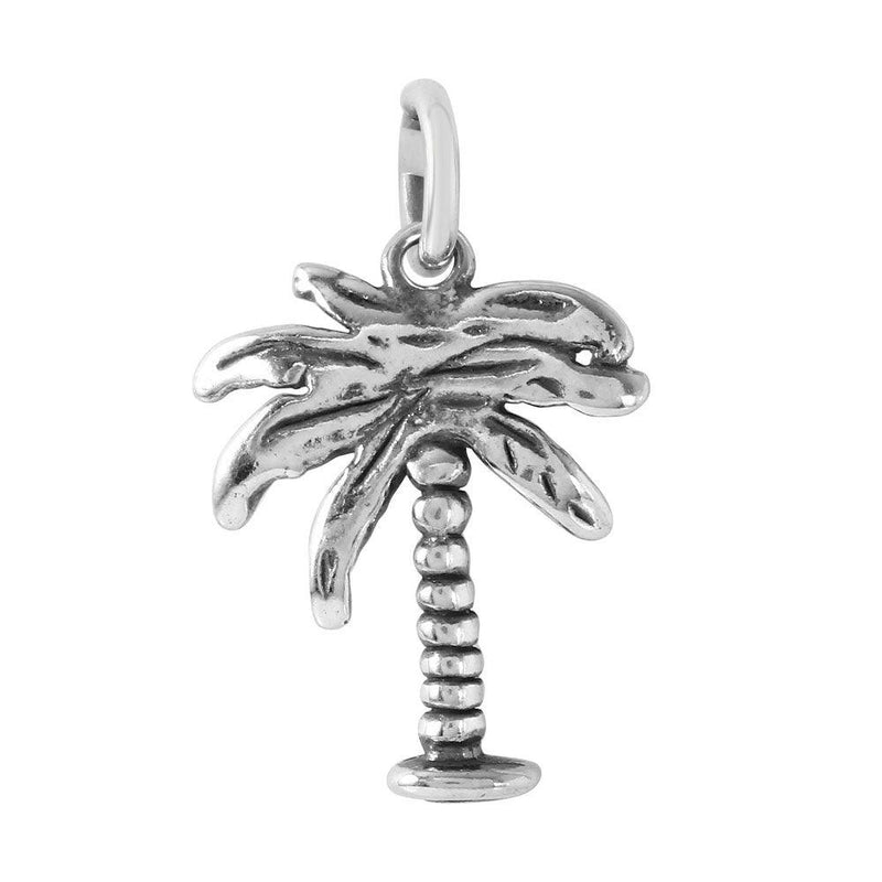 Silver 925 Small Palm Tree Shaped Pendant - STP01258 | Silver Palace Inc.
