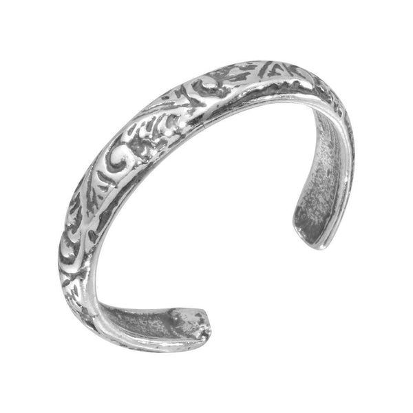 Silver 925 Ornate Designed Toe Ring - TR146-A | Silver Palace Inc.