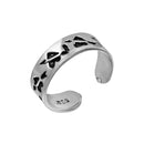 Silver 925 Arrow Heart Toe Ring - TR192-A | Silver Palace Inc.
