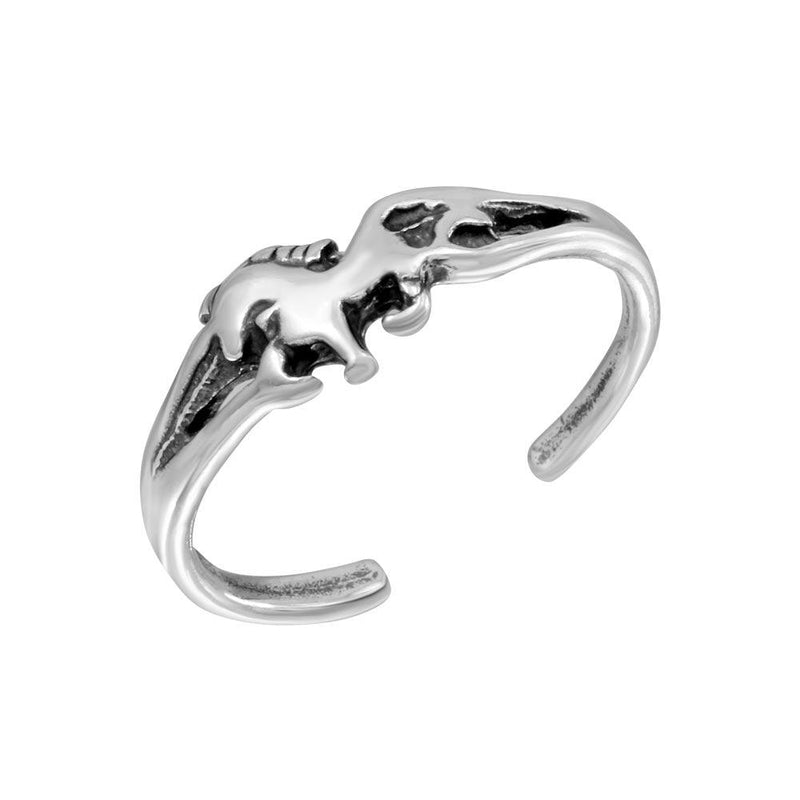 Silver 925 Horse Adjustable Toe Ring - TR218-A | Silver Palace Inc.