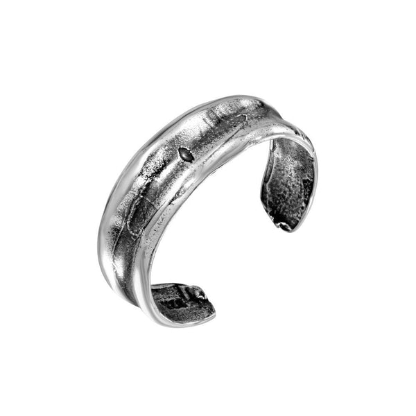 Silver 925 Oxidized Simple Adjustable Toe Ring - TR228-A | Silver Palace Inc.
