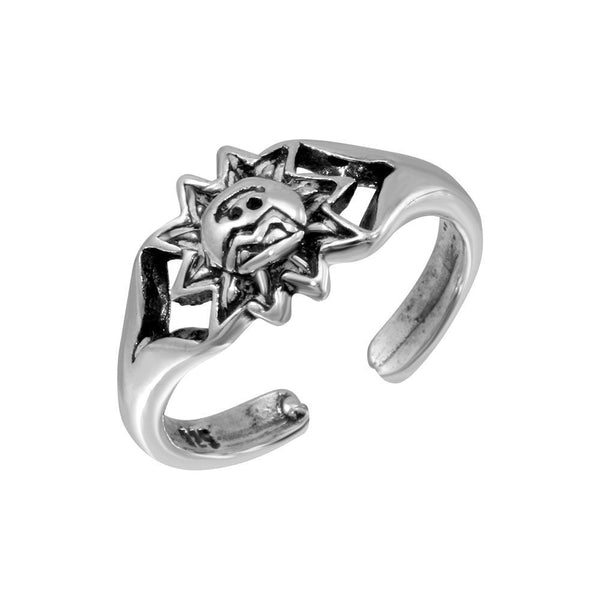 Silver 925 Sun Adjustable Toe Ring - TR254-A | Silver Palace Inc.